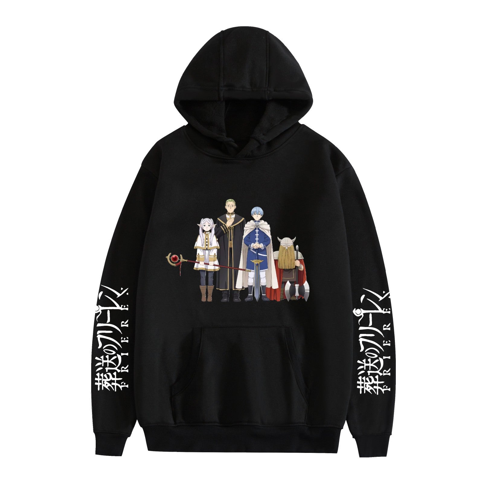 Fulie Cartoon Print Fashion Loose Sweatshirt Men