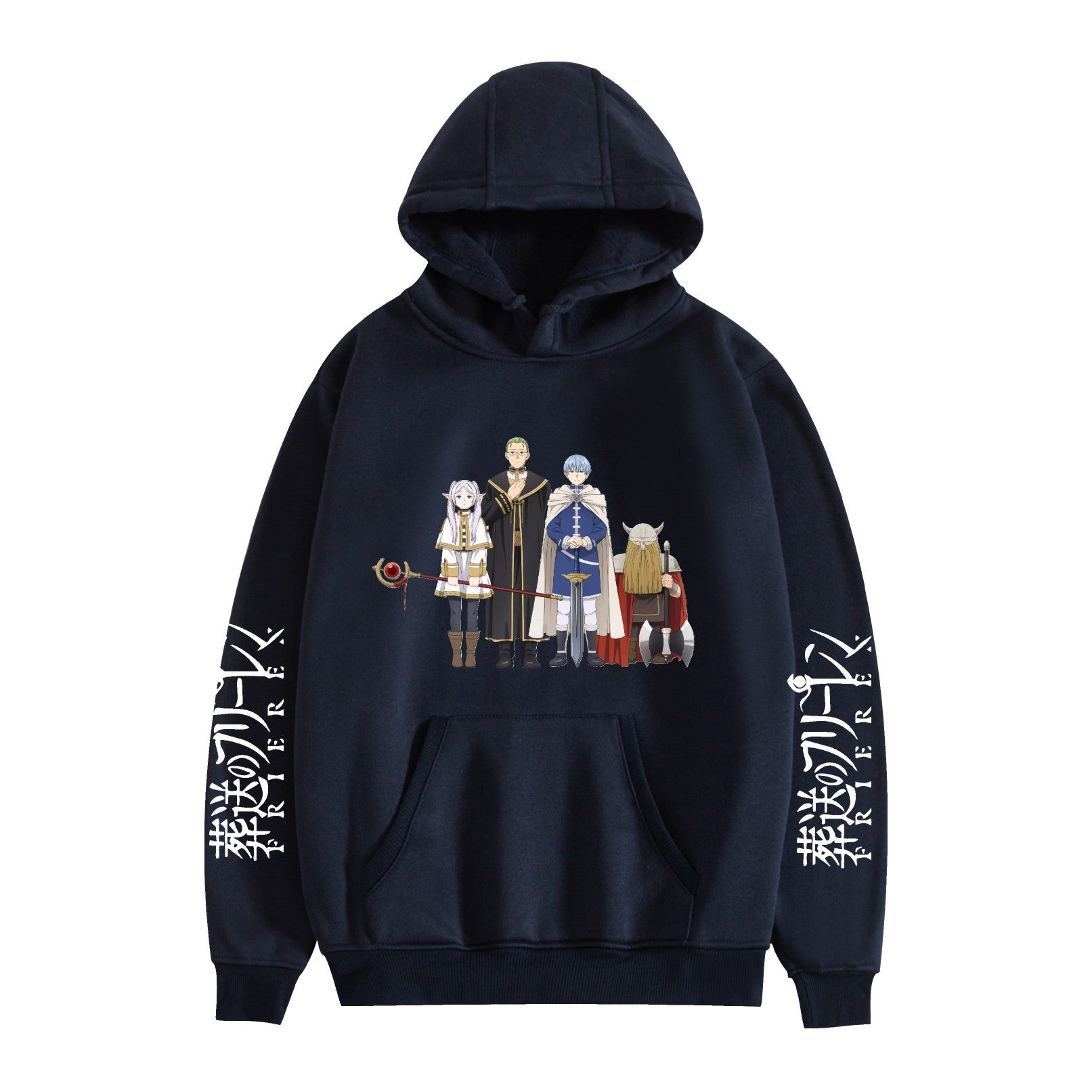 Fulie Cartoon Print Fashion Loose Sweatshirt Men