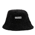 Hat Female Autumn And Winter Warm Lambswool Fishing Cap Korean Fashion Plush Cap New Fashion Letter Cap