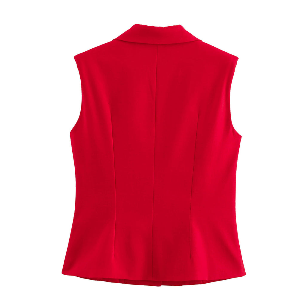 Fashion casual suit with vest and pants for women
