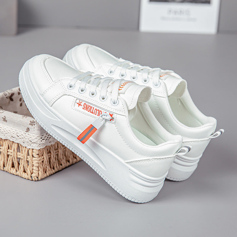 Student leather board shoes children's versatile casual sports women's shoes